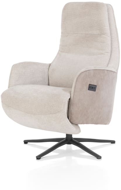 H&H - Eneko - fauteuil relax-électrique - 2 moteurs - appui-tête réglable manuel - pied graphite +batterie
