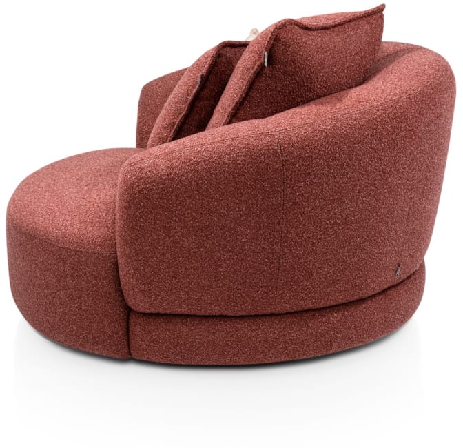 XOOON - Cervos - Sessel drehbar - rund 130cm inkl. 1 Kissen 60x60 + 1 Kissen 45x45