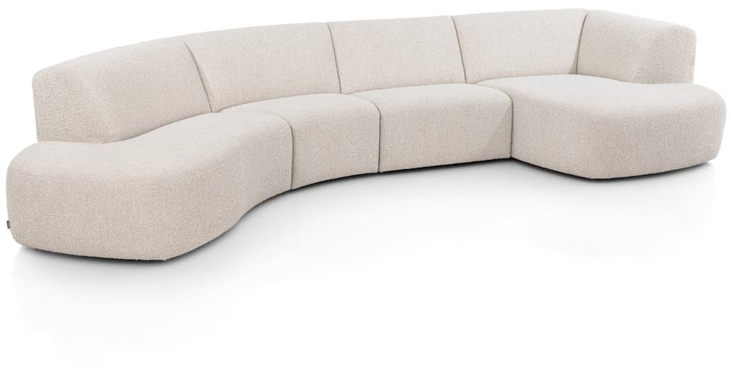 XOOON - Tineo - Salons - rond triangel element met rug