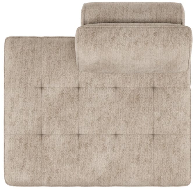 H&H - Tolosan - Canapés - petite ottomane - dossier réglable - accoudoir gauche