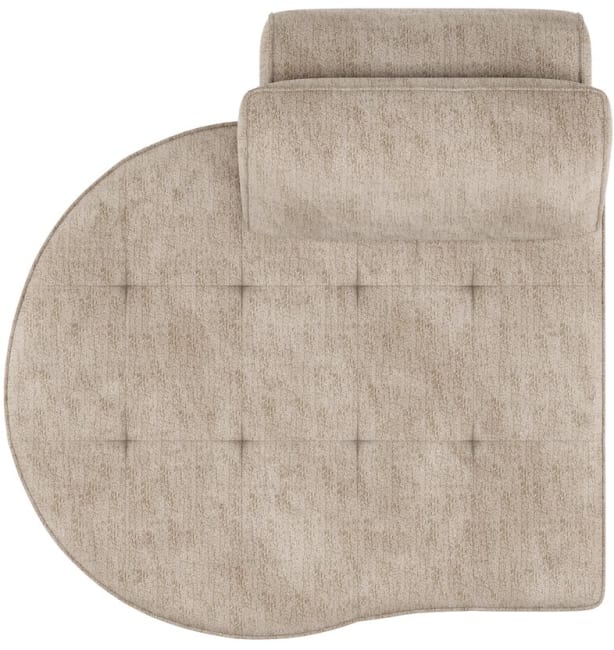 Henders & Hazel - Belluno - Sofas - Ottomane klein rund links flex