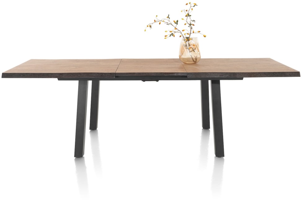 H&H - Évora - table à rallonge 160 (+ 50) x 100 cm