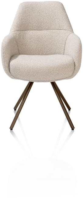 XOOON - Mavis - fauteuil avec fonction pivotante, avec ressorts ensachés, Selected Choices
