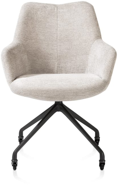 XOOON - Mats - Armlehnstuhl - Aluminium Gestell + Rollen - selected choices