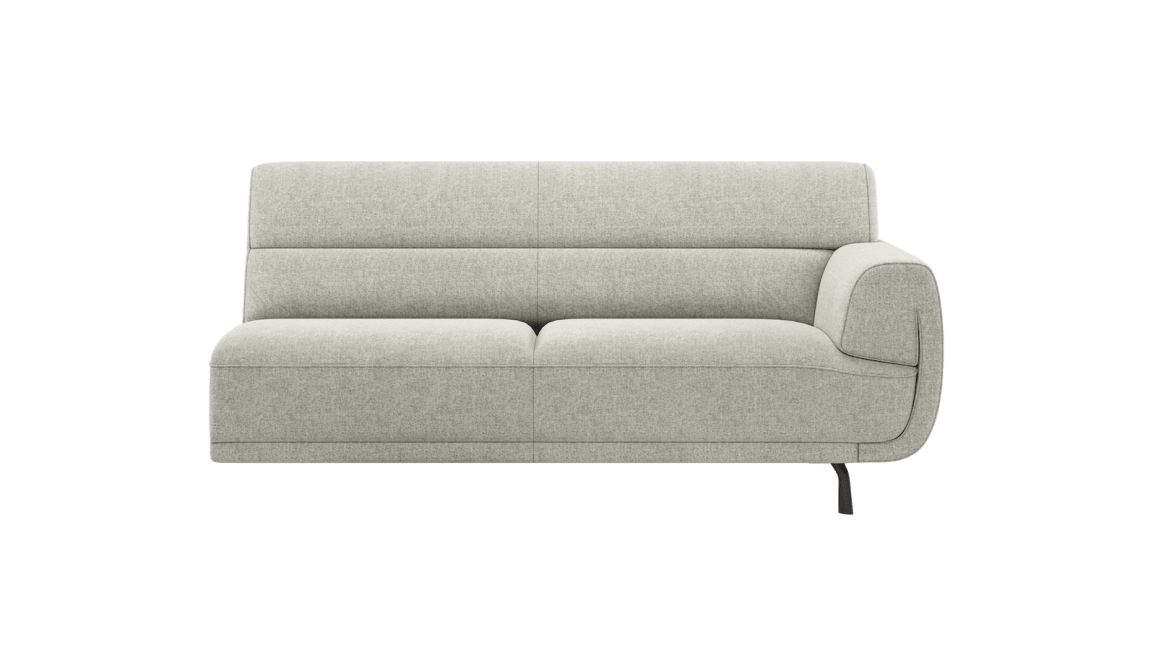 XOOON - Belem - Sofas - 2.5-Sitzer Armlehne rechts - hoch