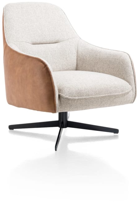 XOOON - Oviedo - Skandinavisches Design - Sessel mit niedriege Rücken