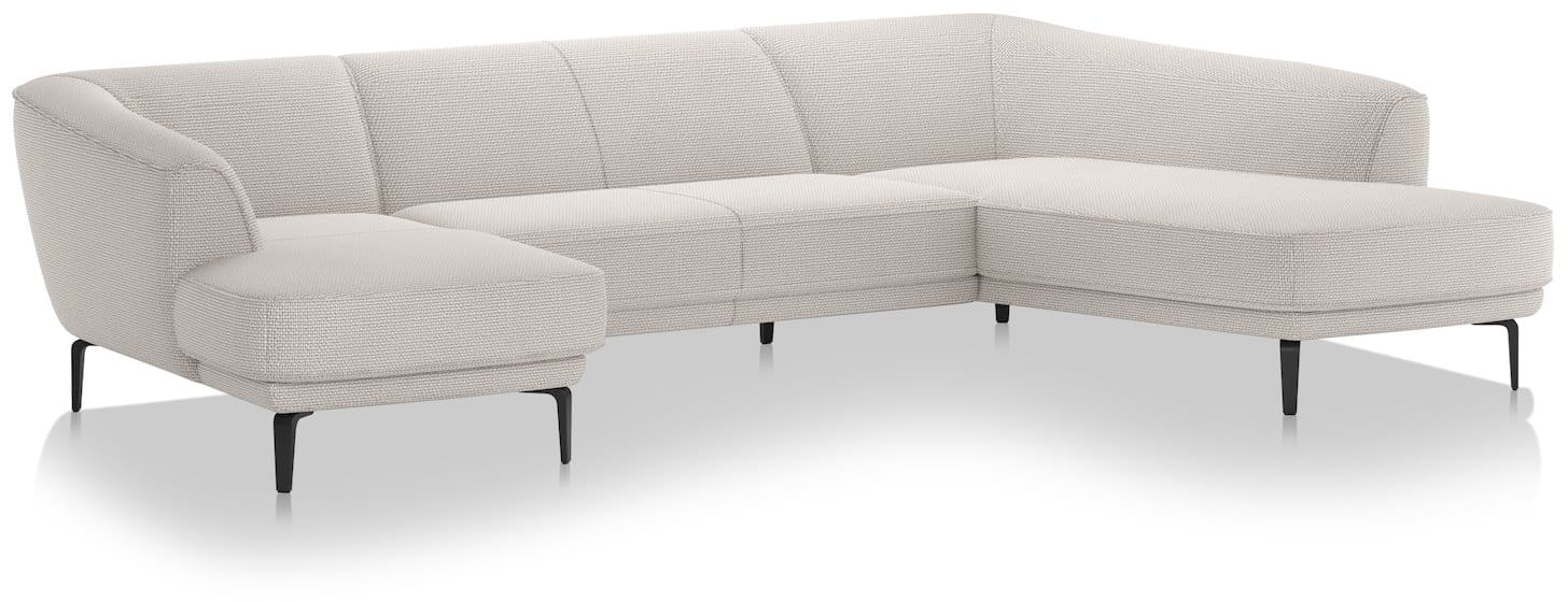 XOOON - Brooks - Sofas - Longchair links - 2 Sitzer ohne Armlehne - Ottomane rechts