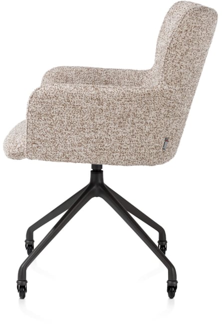 XOOON - Sage - Armlehnstuhl + Rollen - Aluminium Gestell - selected choices