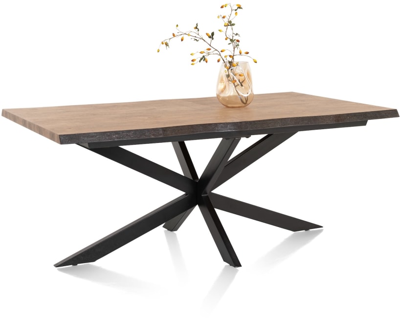 H&H - Évora - table à rallonge 190 (+ 60) x 100 cm