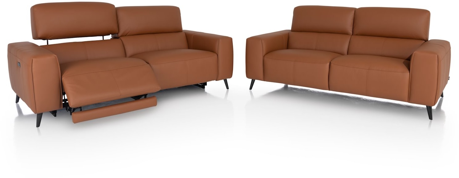 H&H - Cassiopee - Canapés - 3-places - réglable électrique à 4 moteurs - ressorts bonell