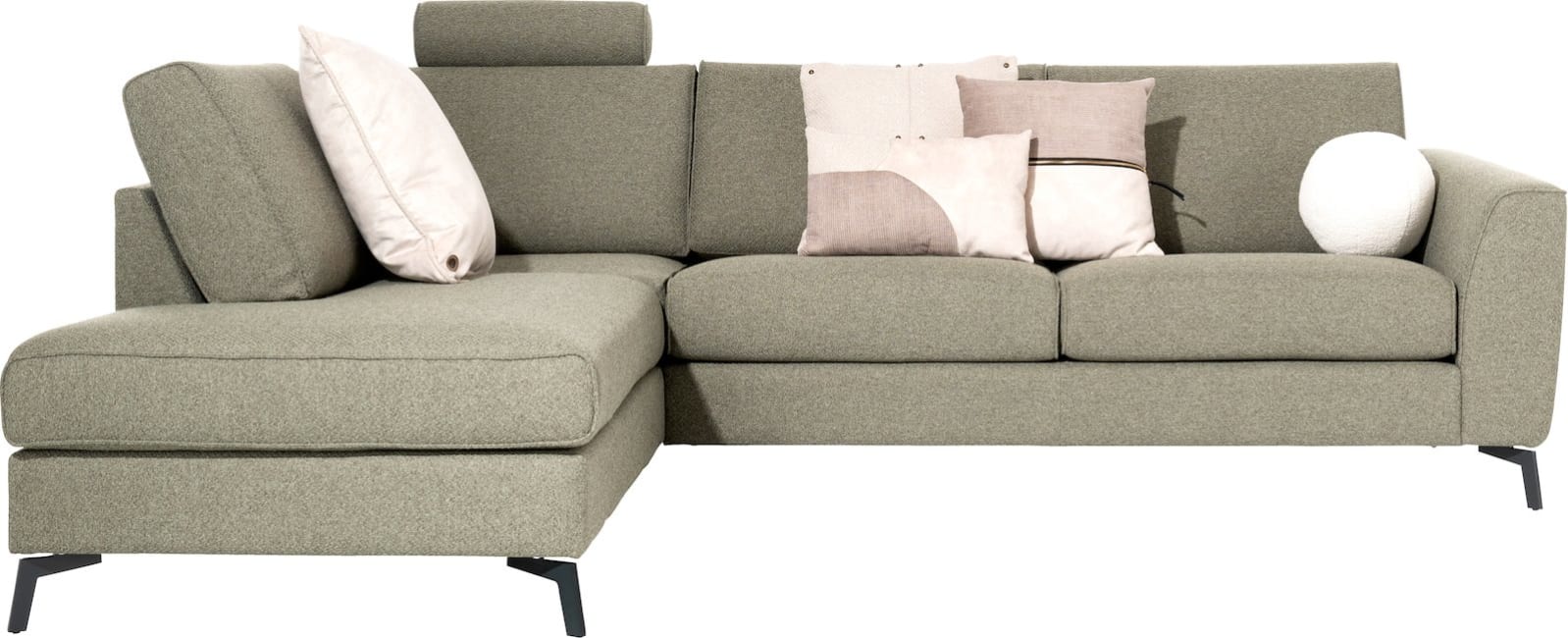 Happy@Home - Hartford - Modern - Banken - 2.5-zits + ottomane links