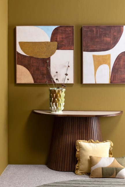 COCOmaison, Cleo wandtafel H77cm - Bruin