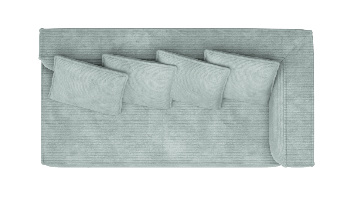 H&H - Rochester - Canapés - 3-places accoudoir droit