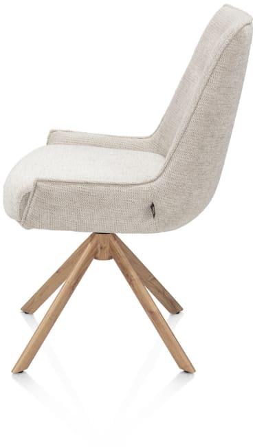 Henders and Hazel - Theo - eetkamerstoel - draaibaar - eikenhout look - pocket