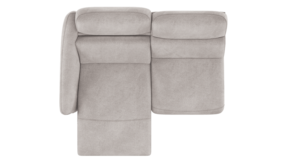 H&H - Maelys - Canapés - 2.5-place accoudoir gauche - réglable électrique - 1 x 2 moteurs