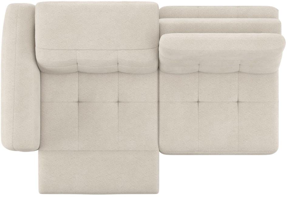 Henders and Hazel - Bologna - Banken - 3-zits - arm links - fix rug - electrisch verstelbare voetsteun