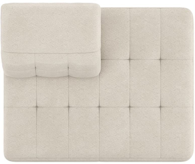 H&H - Garance - Canapés - petite ottomane - droite - dossier réglable