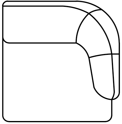 XOOON - Cervo - Sofas - 1-Sitzer small - Armlehne rechts