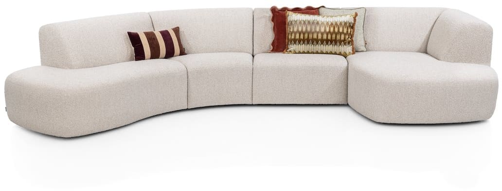 XOOON - Tineo - Salons - rond triangel element met rug