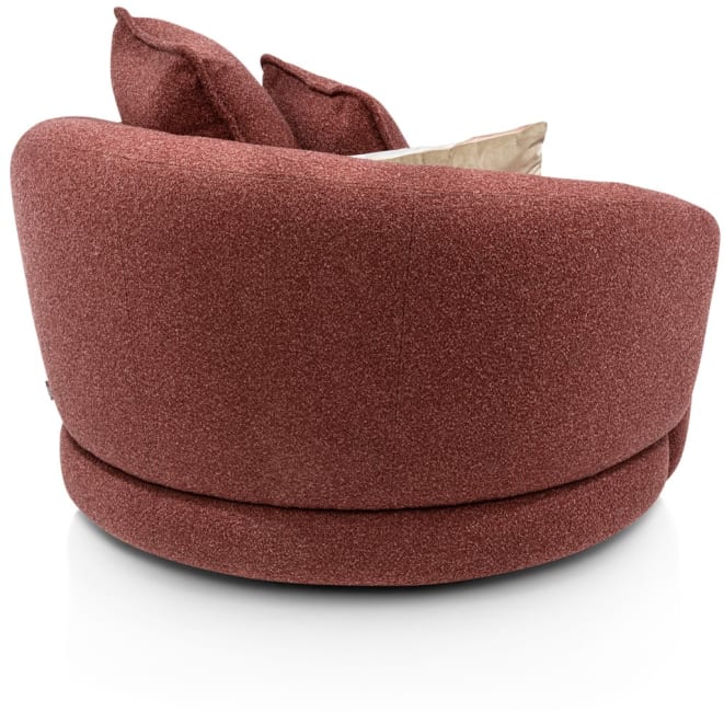 XOOON - Cervos - Sessel drehbar - rund 130cm inkl. 1 Kissen 60x60 + 1 Kissen 45x45