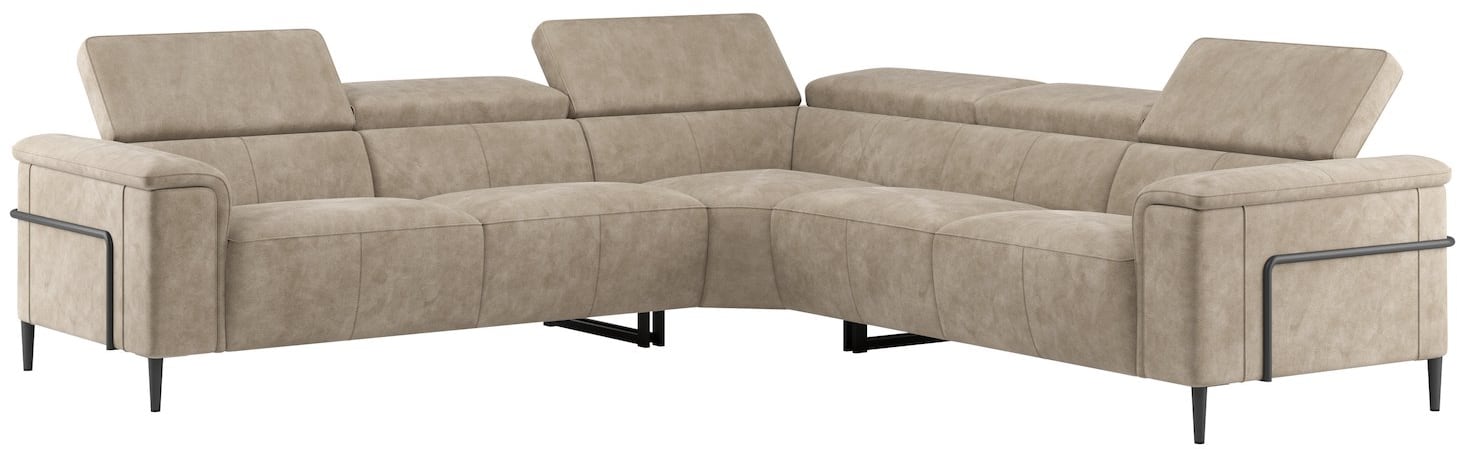 H&H - Cassie - Canapés - 3 places accoudoir  gauche - partie d&#39;angle - 2,5 places accoudoir droit