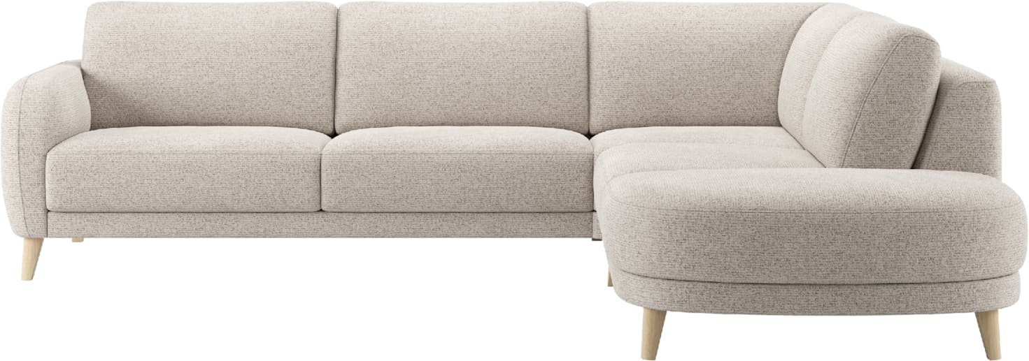 XOOON - Manciano - Sofas - 2,5 Sitzer Armlehne links - Ottomane gross rechts