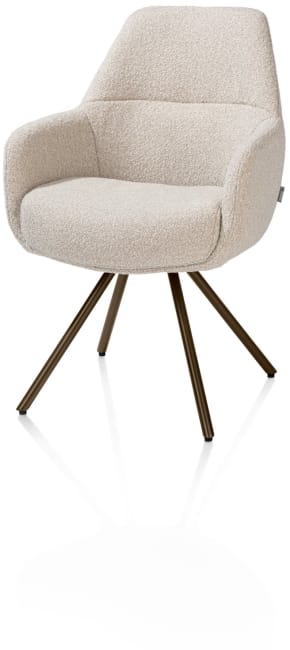 XOOON - Mavis - fauteuil avec fonction pivotante, avec ressorts ensachés, Selected Choices