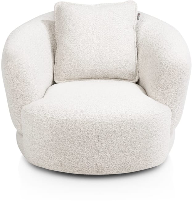 XOOON - Cervos - Sessel drehbar - rund 100cm inkl. 1 Kissen 45x45