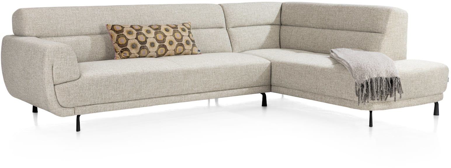 XOOON - Belem - Sofas - 2,5 Sitzer Armlehne links - Ottomane rechts hoch