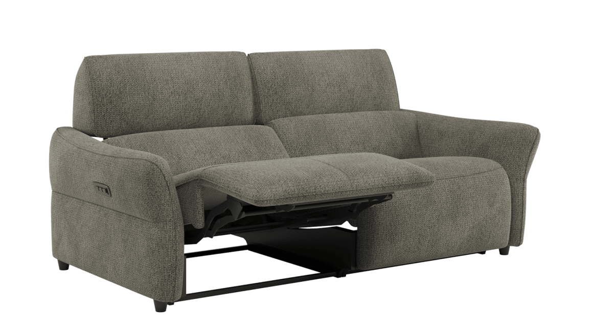 H&H - Maelys - Canapés - 3-places - réglable électrique - 2 x 2 moteurs