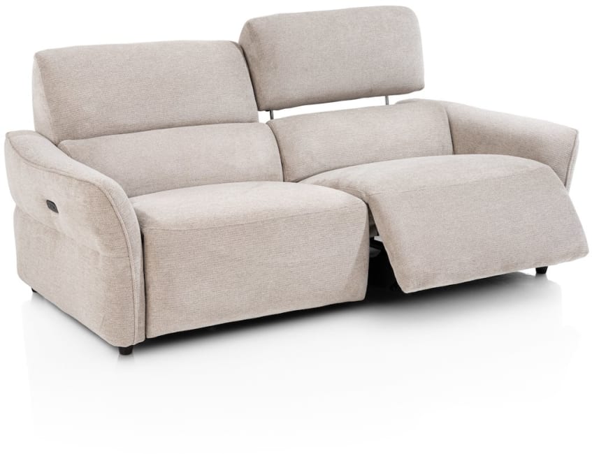 H&H - Maelys - Canapés - 3-places - réglable électrique - 2 x 2 moteurs