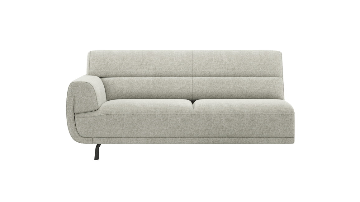 XOOON - Belem - Sofas - 2.5-Sitzer Armlehne links - hoch