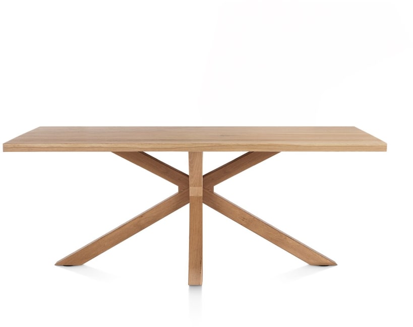 Nyborg, Tisch 200 x 100 cm - rechteckige Tischplatte