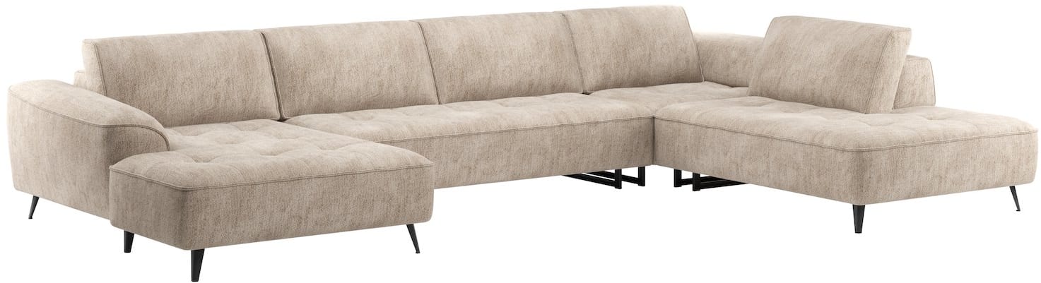 H&H - Tolosan - Canapés - Meridienne gauche - 3 places sans acoudoirs - partie d&#39;angle - ottomane droite