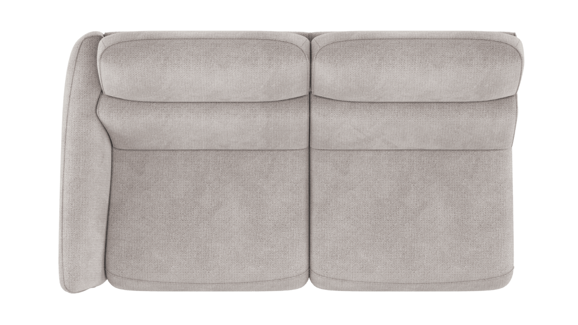 H&H - Maelys - Canapés - 3-places accoudoir gauche - fixe