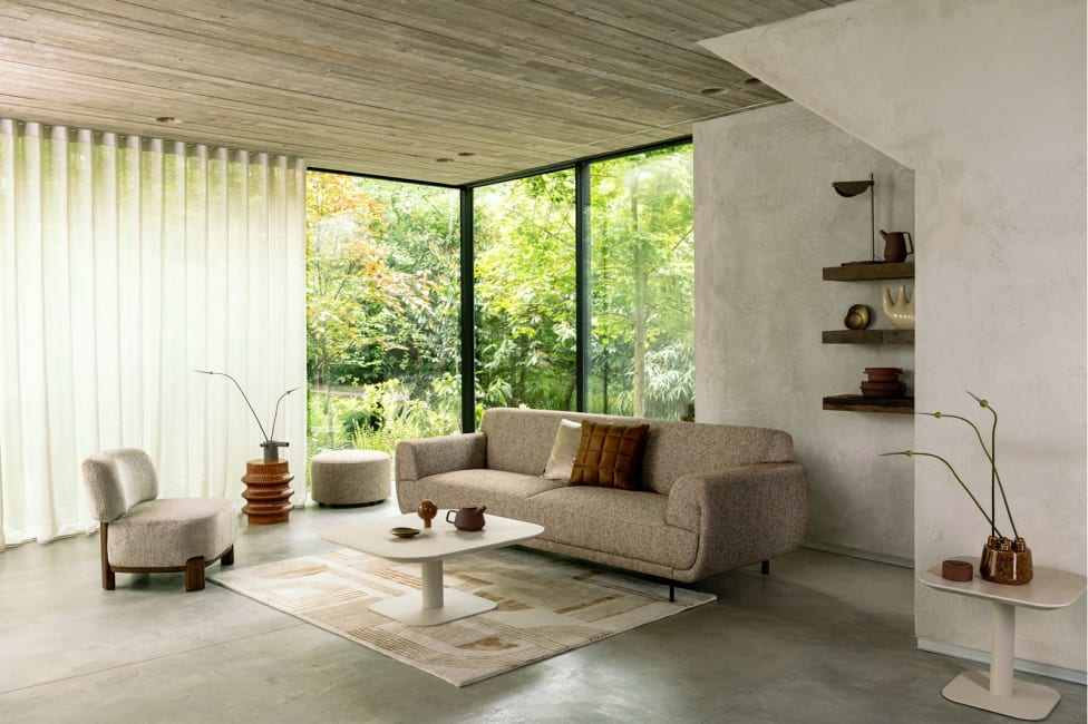 XOOON - Belem - Sofas - 3.5-Sitzer - niedrig