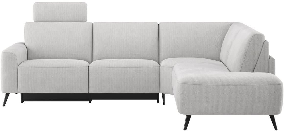 XOOON - Carini - Sofas - 2,5 Sitzer Armlehne links relax - Ottomane gross rechts