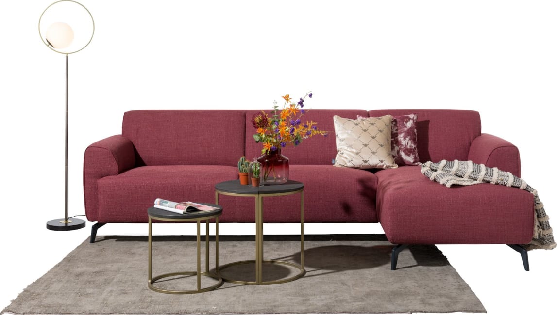 Happy@Home - Laval - Banken - 3 zits arm links - longchair rechts