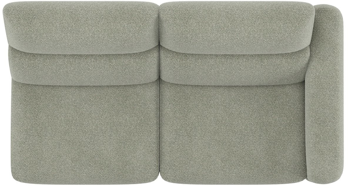 XOOON - Creazzo - Sofas - 3-Sitzer Armlehne rechts - fest