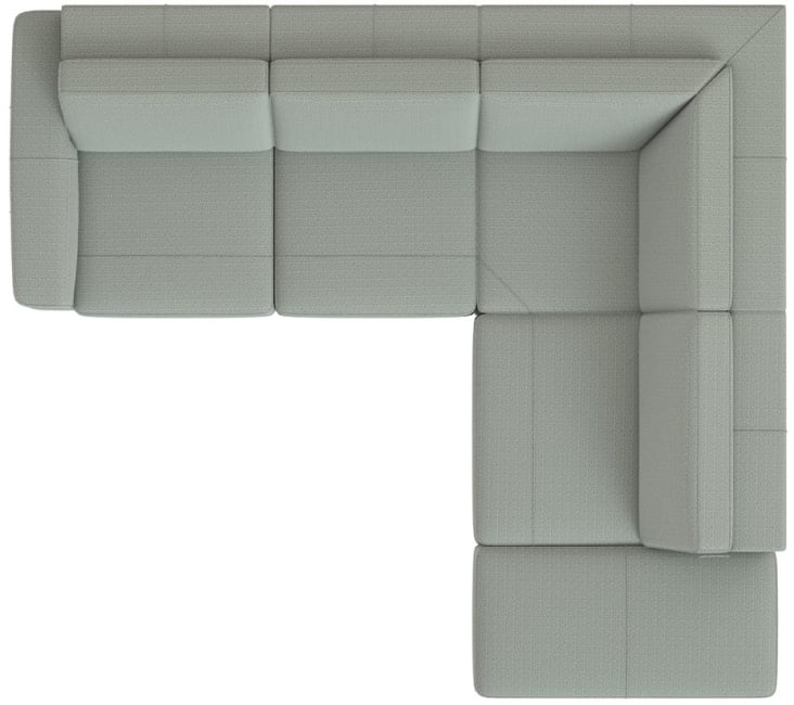 XOOON - Denver - Minimalistisches Design - Sofas - Ottomane gross rechts