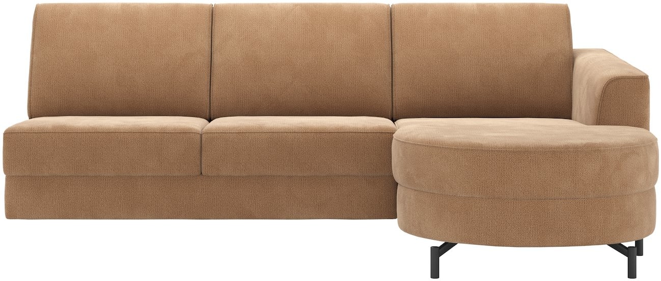 H&H - Anaba - Canapés - 3-places sans accoudoirs incl. méridienne droite