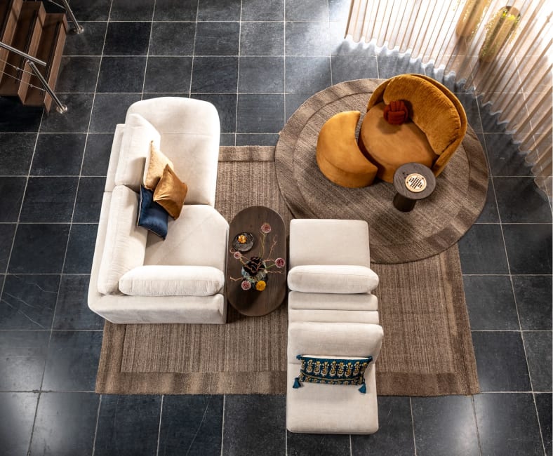 H&H - Nikos - pouf pour 1,5 places