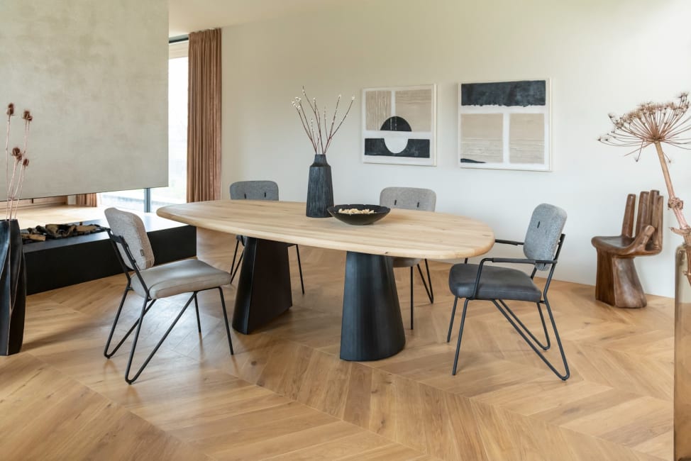 XOOON - June - Skandinavisches Design - Stuhl + Taschenfederkern