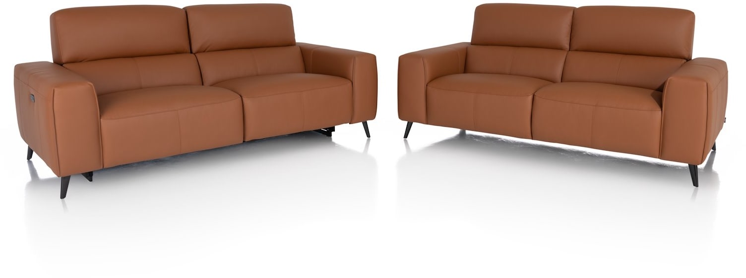 H&H - Cassiopee - Canapés - 3-places - réglable électrique à 4 moteurs - ressorts bonell