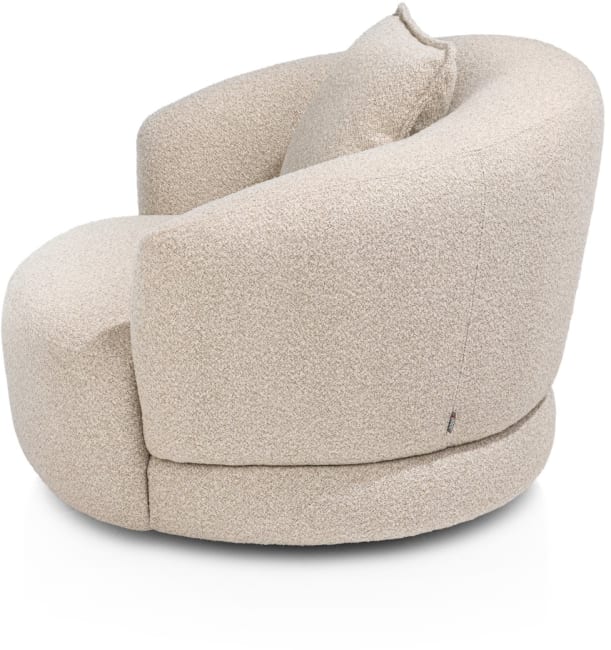 XOOON - Cervos - Sessel drehbar - rund 100cm inkl. 1 Kissen 45x45