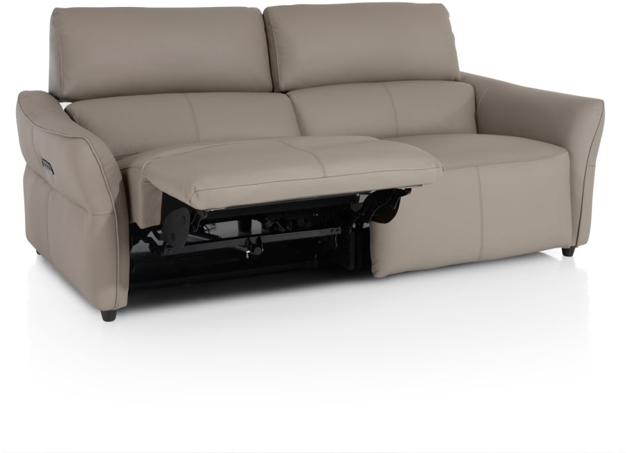 H&H - Mael - Canapés - 3-places - réglable électrique à 6 moteurs - ressorts bonell