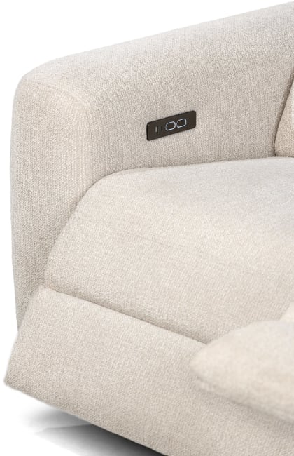 Henders & Hazel - Tivoli - Sofas - 3,5-Sitzer-Sofa mit Relax-Funktion links (1x 2 Motoren)