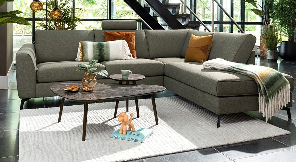 Happy@Home - Hartford - Banken - 2 zits arm links - ottomane rechts