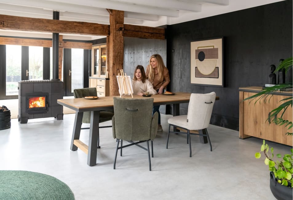 H&H - Elis - Moderne - fauteuil - cadre en metal