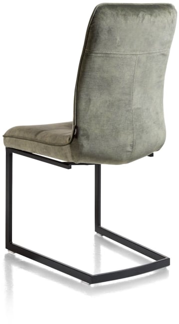 H&H - Noé - Industriel - chaise - pied noir traineau carre